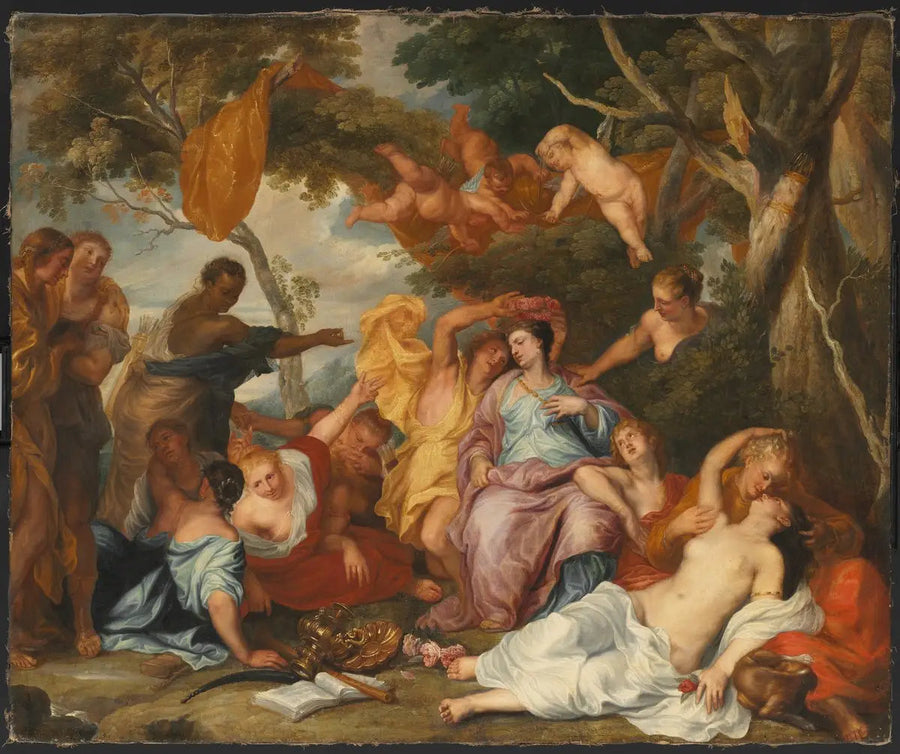 Mirtilo coroando Amarílis - Antoine van Dyck