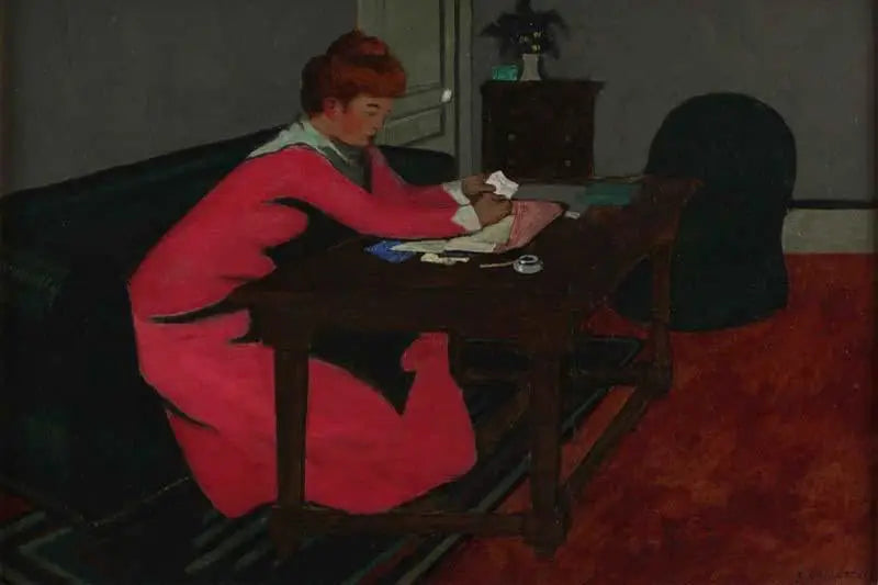 Misia em seu escritório - Félix Vallotton