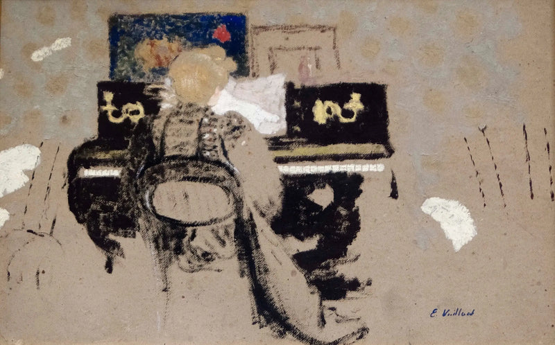 Misia ao piano - Édouard Vuillard