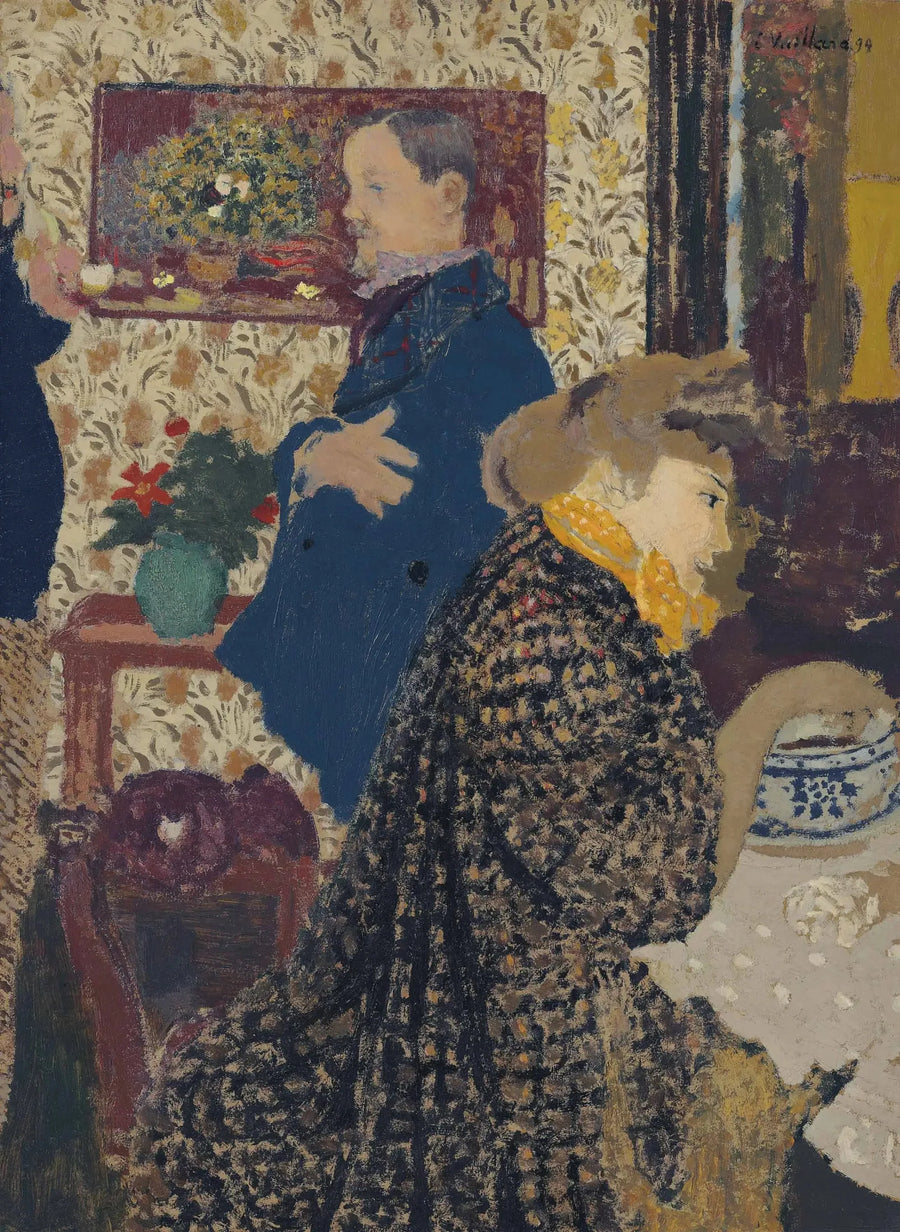 Misia e Vallotton em Villeneuve - Édouard Vuillard