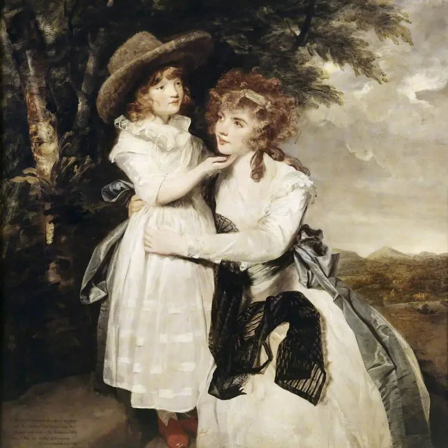 Miss Cocks e sua sobrinha - Joshua Reynolds