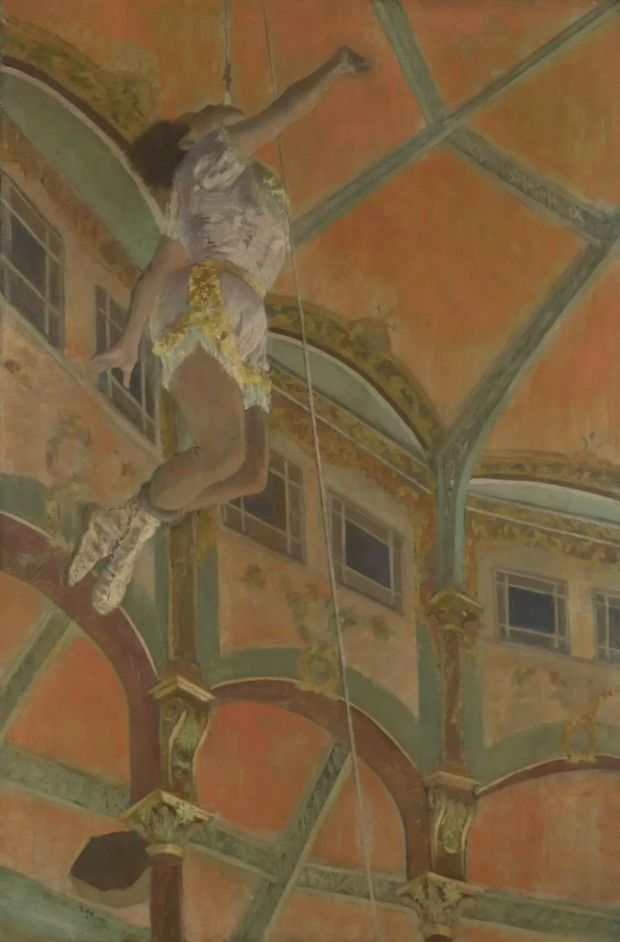 Mademoiselle La La no circo Fernando - Edgar Degas
