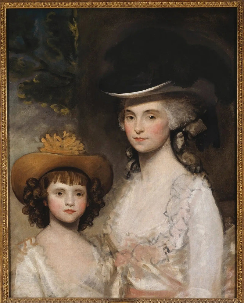 Senhora Blades e sua filha - Gilbert Stuart