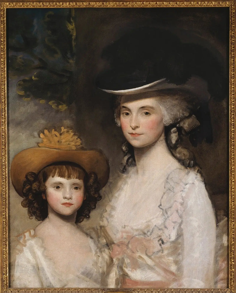 Senhora Blades e sua filha - Gilbert Stuart