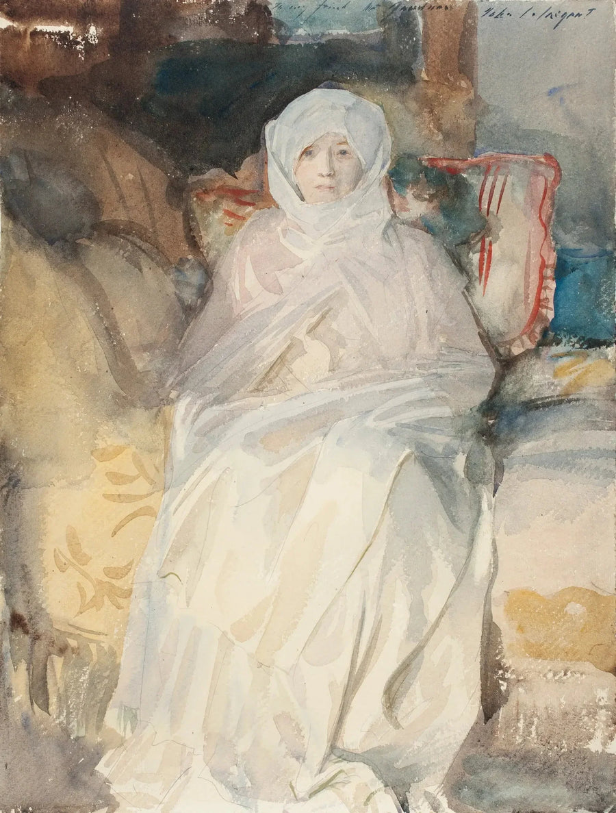 Sra. Gardner de branco - John Singer Sargent