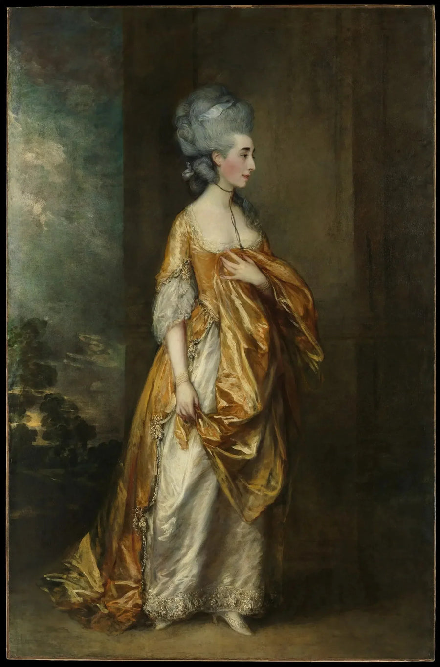 Senhora Grace Dalrymple Elliott (1754 ?–1823) - Thomas Gainsborough