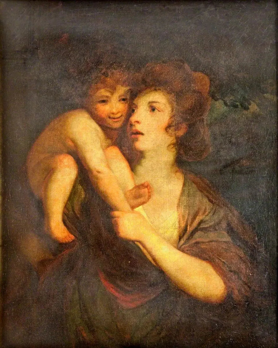 Mme Hartley (1750/1751–1824) e seu filho - Joshua Reynolds