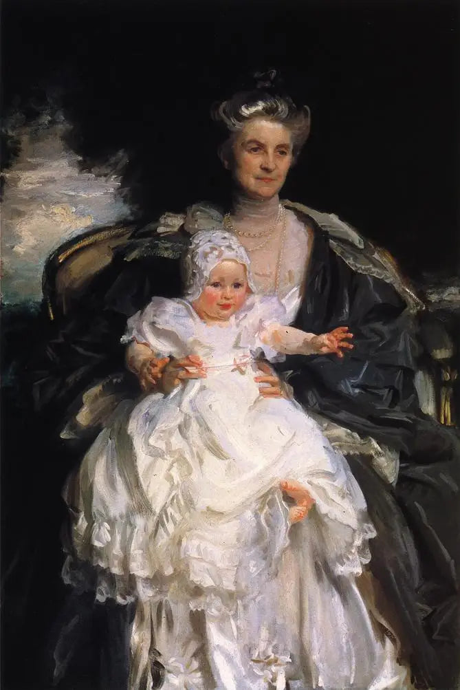 Sra. Henry Phipps e seu neto Winston - John Singer Sargent