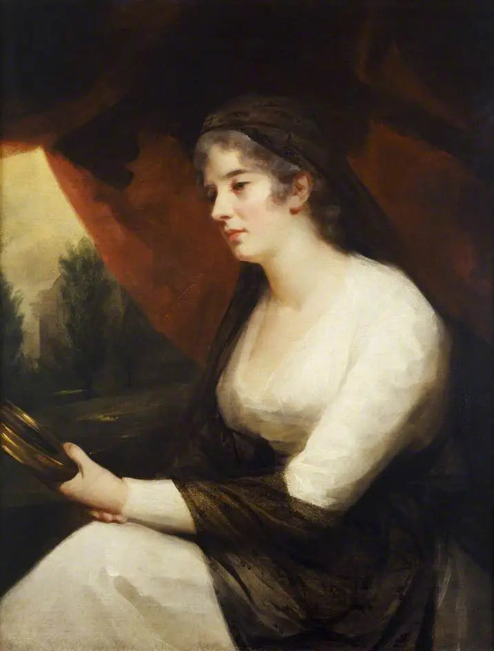 Mme Johnstone no papel de « Contemplação » - Henry Raeburn