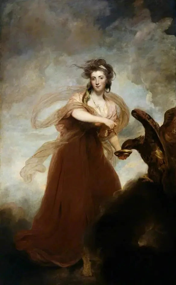 Mme Musters no papel de Hebe - Joshua Reynolds