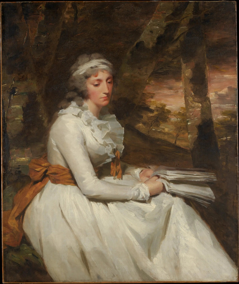 Mme Richard Alexander Oswald (Louisa Johnston, ?nascida por volta de 1760, falecida em 1797) - Henry Raeburn