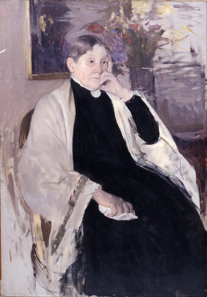Sra. Robert S. Cassatt, a mãe da artista - Mary Cassatt