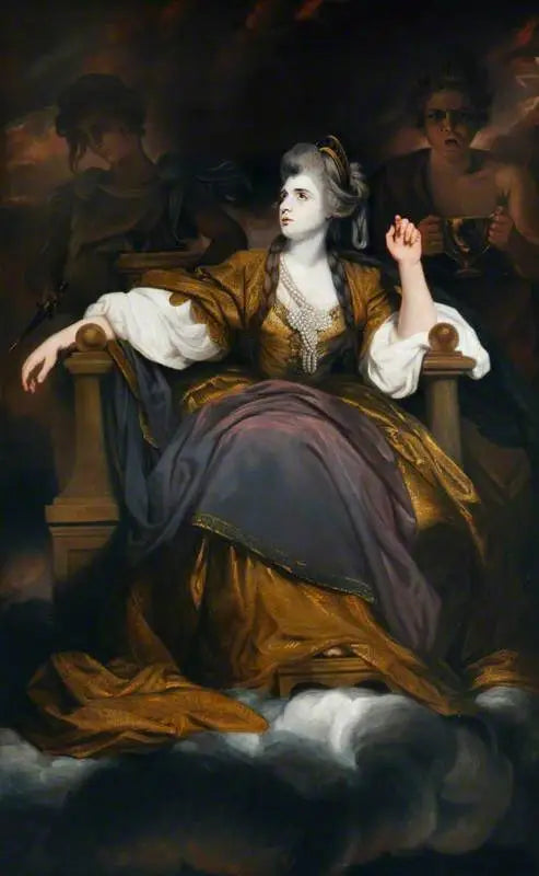 Senhora Sarah Siddons, née Kemble (1755–1831), no papel de « A Musa Trágica » - Joshua Reynolds