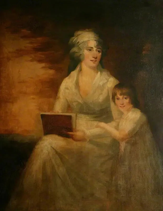 Sra. Shafto Clarke e sua filha - Henry Raeburn