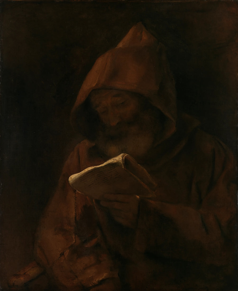 Leitura do monge - Rembrandt