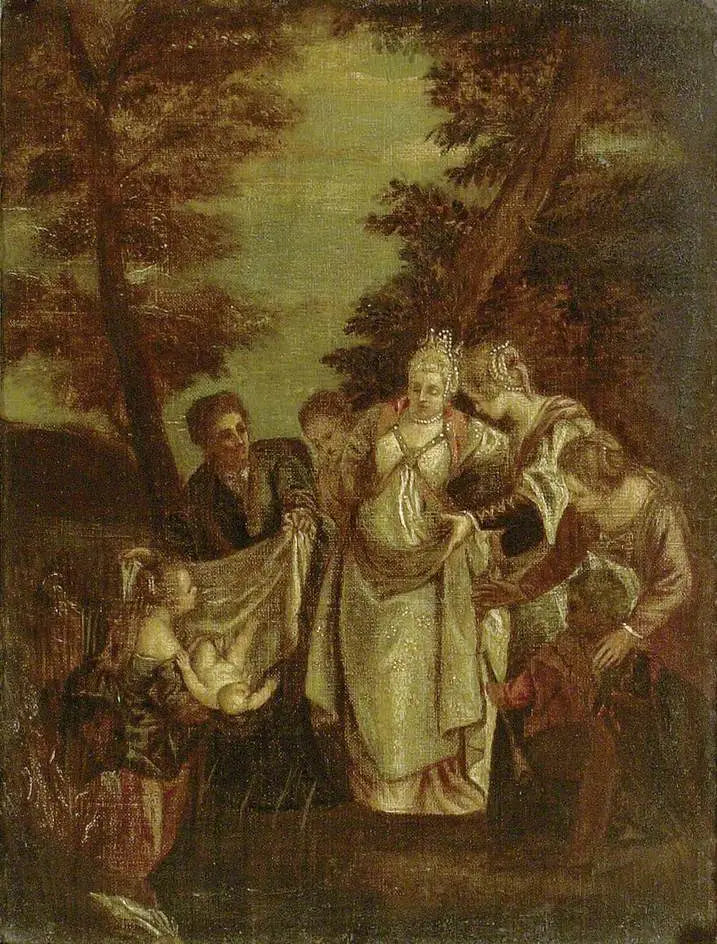Moisés levado diante da filha de Faraó - Paul Véronèse