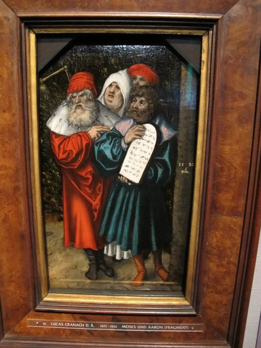 Moisés e Aarão e dois profetas - Lucas Cranach, o Velho