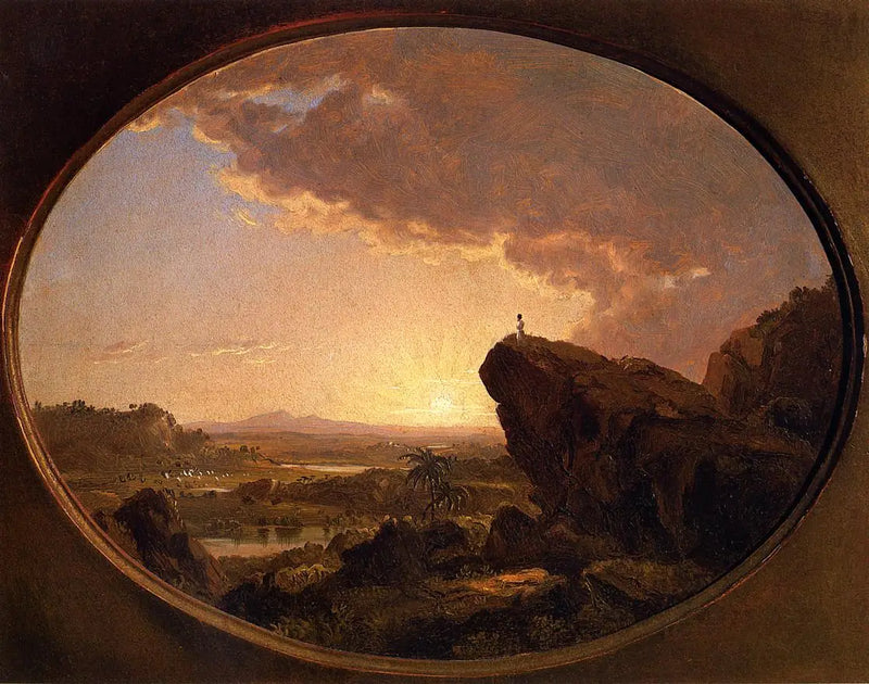 Moisés olhando para a Terra Prometida - Frederic Edwin Church