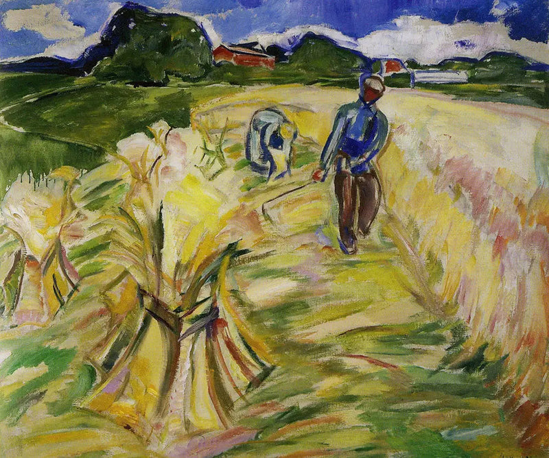 Colheita do Milho - Edvard Munch
