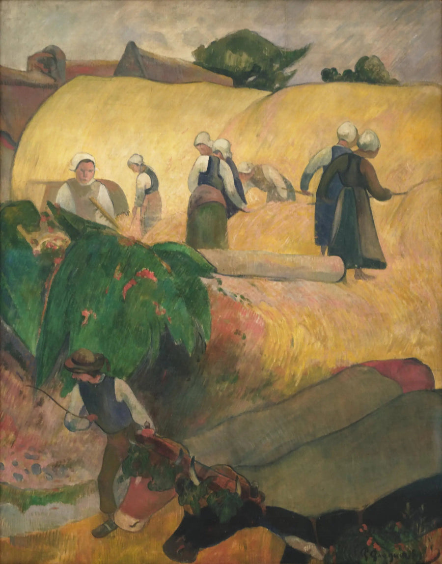 Colheita na Bretanha - Paul Gauguin