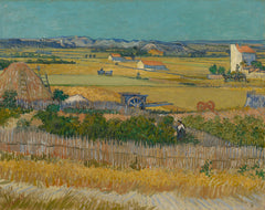 A Colheita em La Crau, F412 - Vincent van Gogh