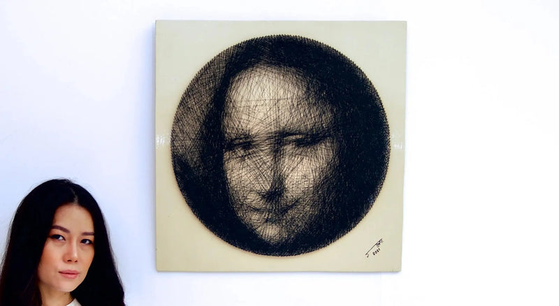 Arte em Fio Mona Lisa | 60 x 60 cm
