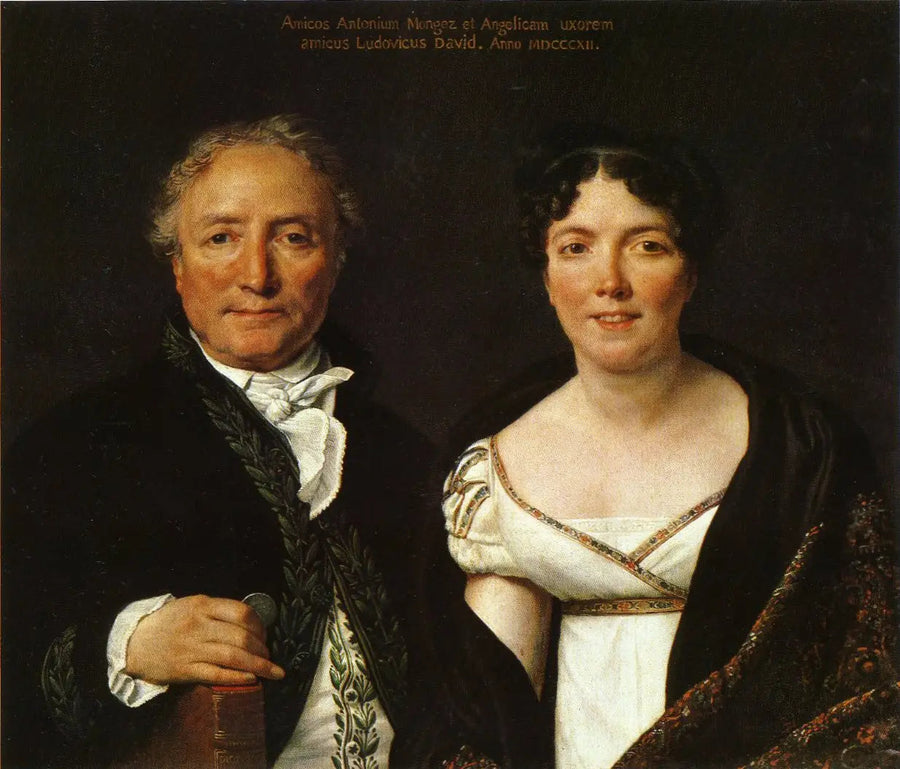 Senhor e Senhora Mongez - Jacques-Louis David
