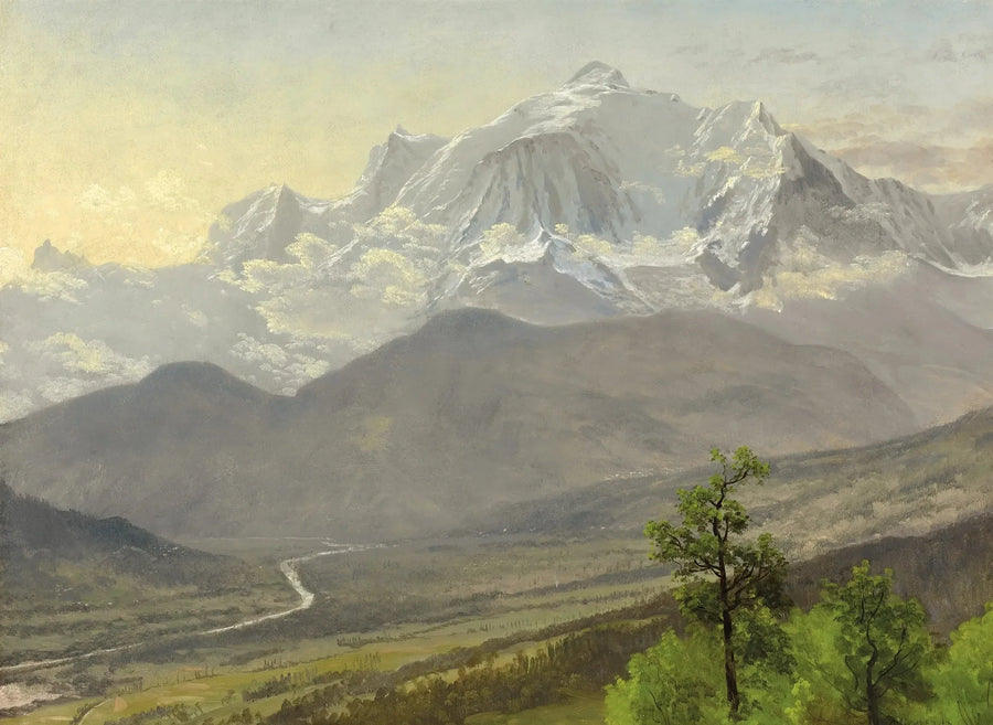 Mont Blanc - Albert Bierstadt