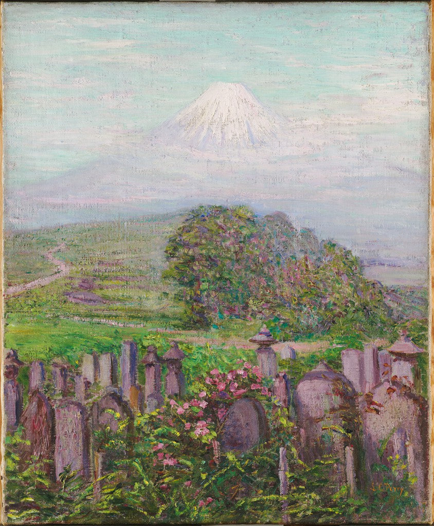 Monte Fuji e suas lápides - Lilla Cabot Perry