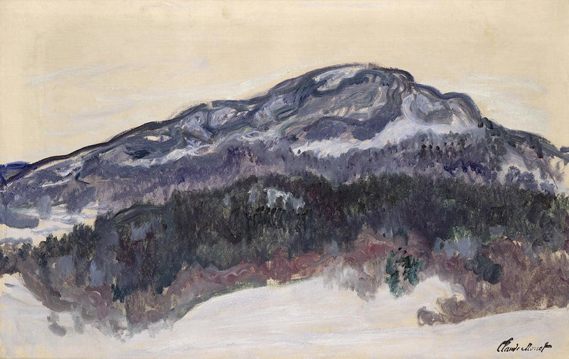 Monte Kolsås na Noruega, Marmottan W1406 - Claude Monet