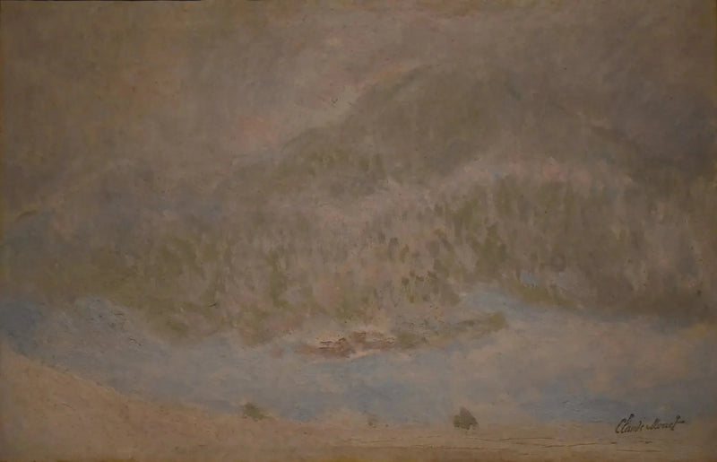 Monte Kolsaas, tempestade de neve W1417 - Claude Monet