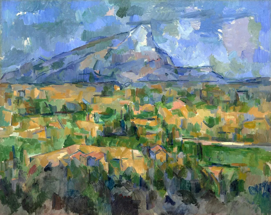 A Montanha Sainte-Victoire vista das Lauves - Paul Cézanne