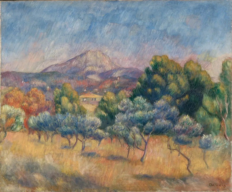 Montanha Sainte-Victoire - Pierre-Auguste Renoir
