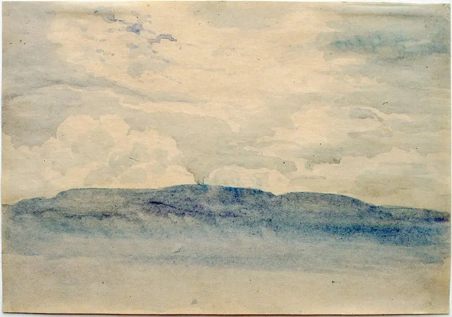 Montanha na névoa matinal - Caspar David Friedrich