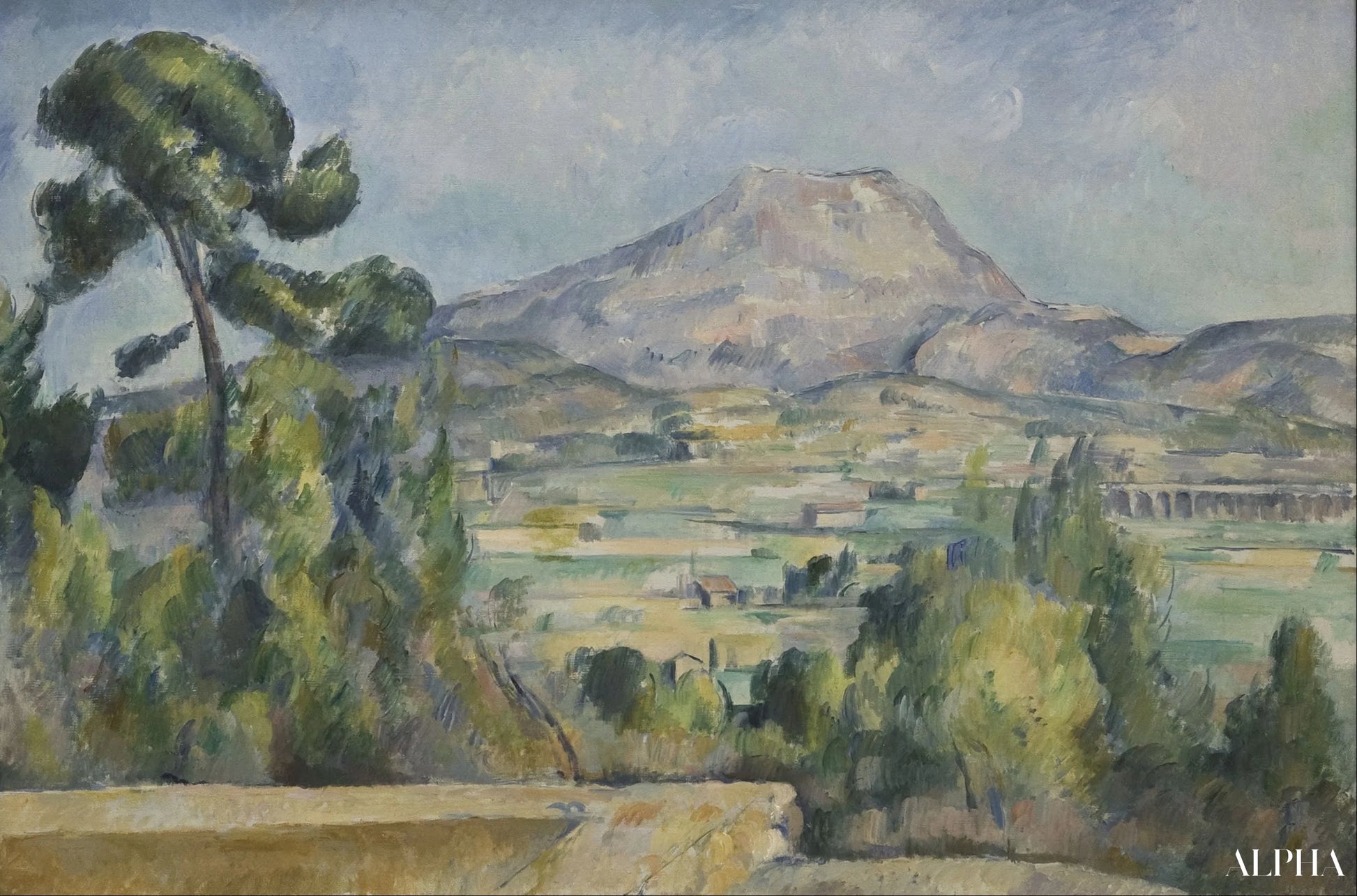 Montagne Sainte-Victoire 1890 - Paul Cézanne - Reproductions de tableaux et peintures haut de gamme