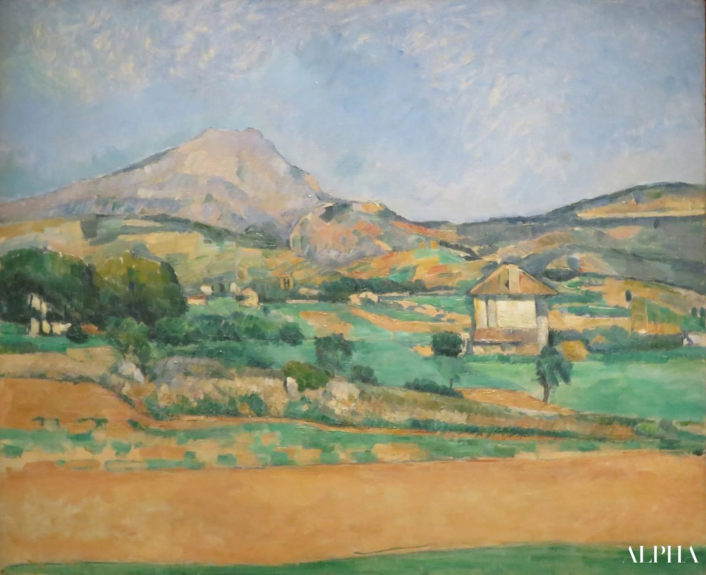 Montagne Sainte-Victoire 1895 - Paul Cézanne - Reproductions de tableaux et peintures haut de gamme