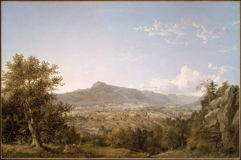 Montanha Schatacook, vale de Housatonic, Connecticut - Jasper Francis Cropsey