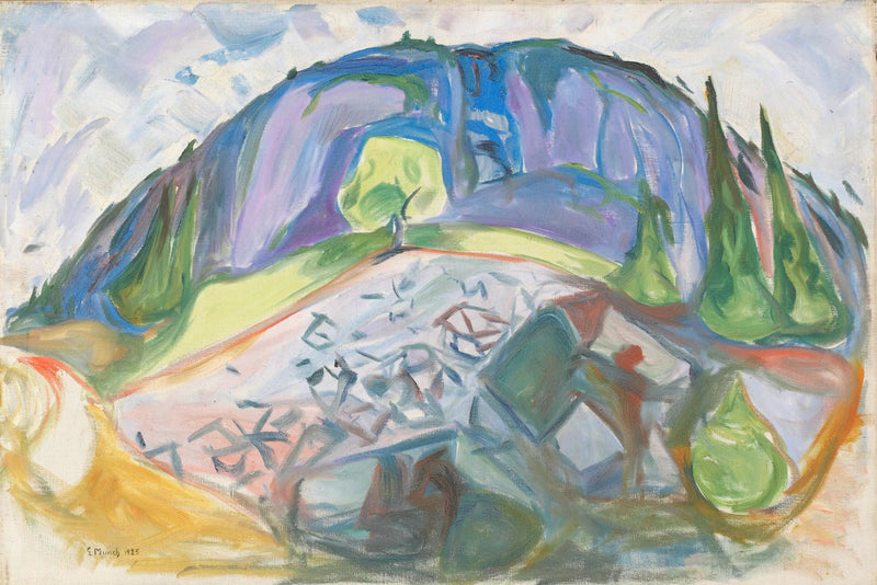 Montanhas - Edvard Munch