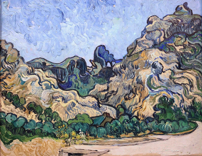 Montanhas em Saint-Rémy - Vincent van Gogh
