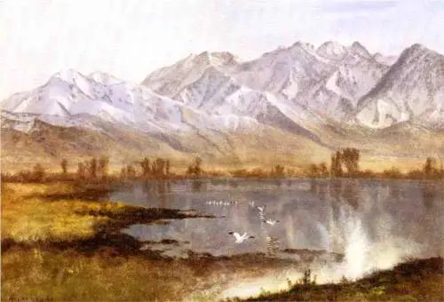 Montanhas Wasatch, Utah - Albert Bierstadt