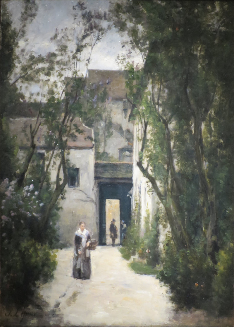 Montmartre. Uma praça na rua de la Fontenelle - Stanislas Lépine