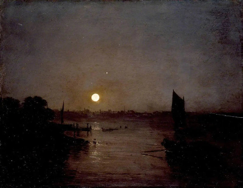 Luz da Lua, um Estudo em Millbank - J. M. W. Turner