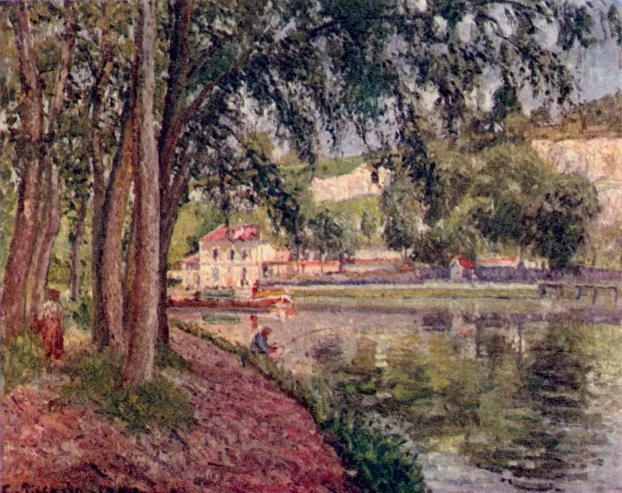 Moret, o canal do Loing - Camille Pissarro