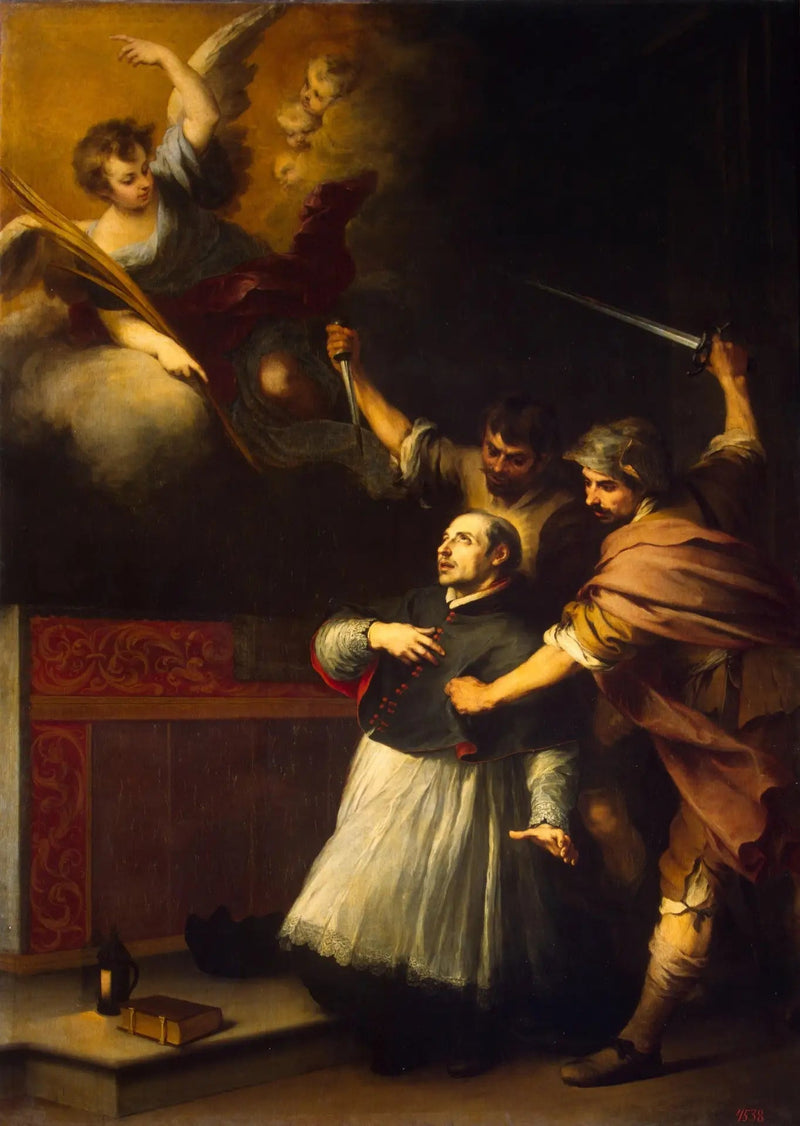 Morte do Inquisidor Pedro de Arbues - Bartolomé Esteban Murillo