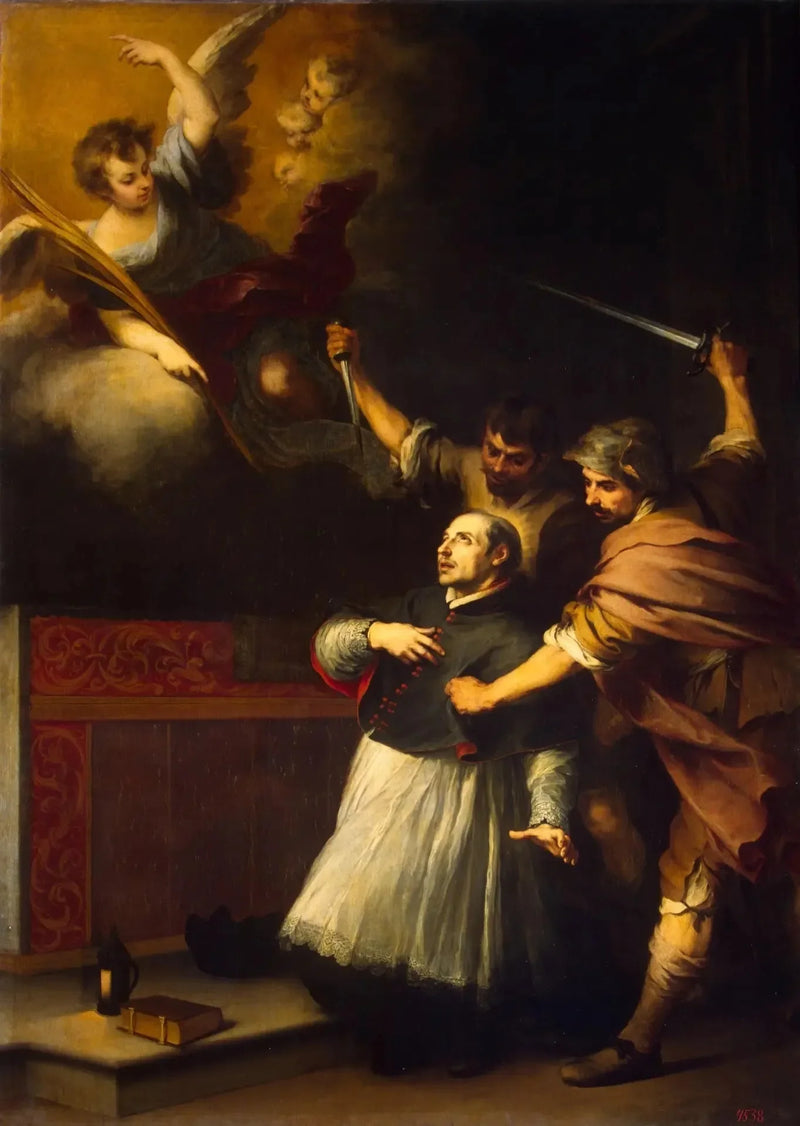 Morte do Inquisidor Pedro de Arbues - Bartolomé Esteban Murillo