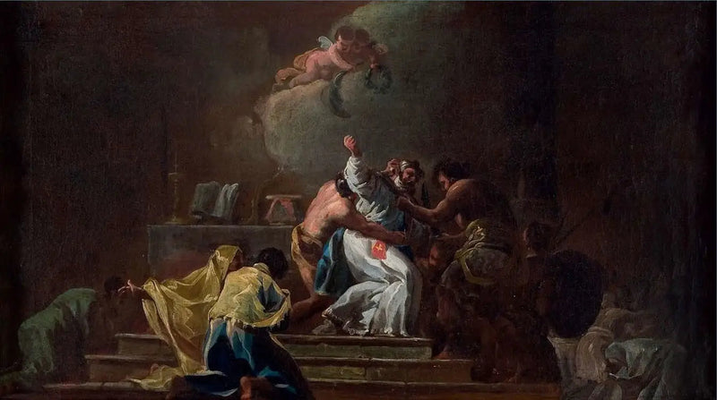 Morte de São Alberto de Jerusalém - Francisco de Goya