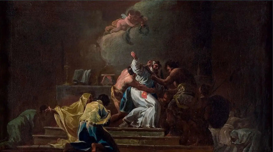 Morte de São Alberto de Jerusalém - Francisco de Goya
