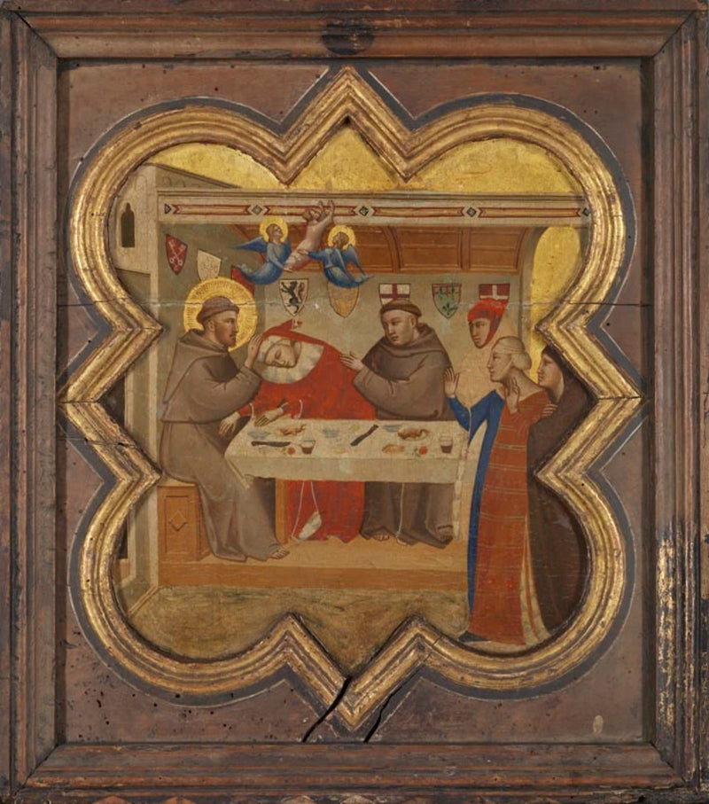 Morte do nobre de Celano - Taddeo Gaddi