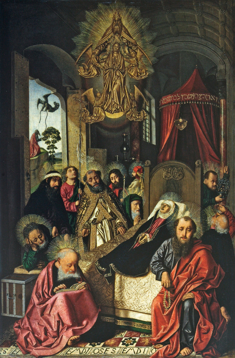 Morte e Assunção da Virgem Maria - Bartolomé Bermejo