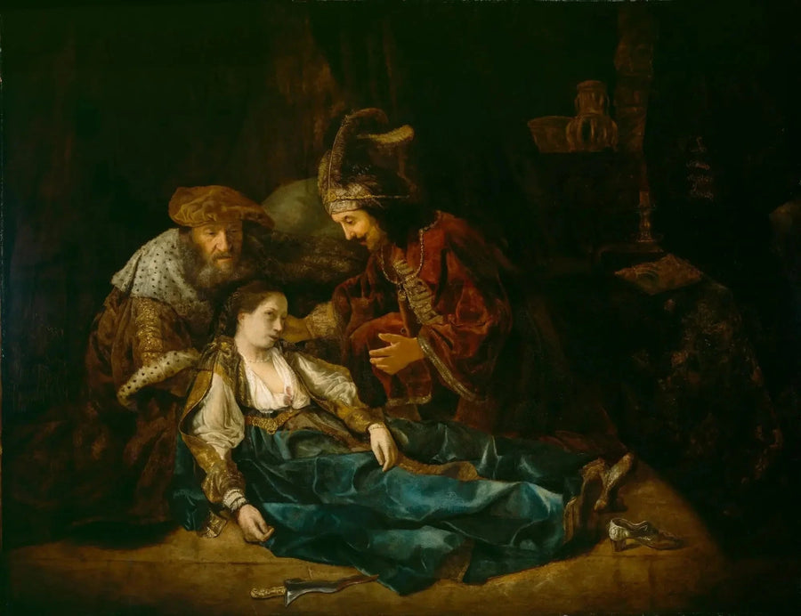 A morte de Lucrécia - Rembrandt